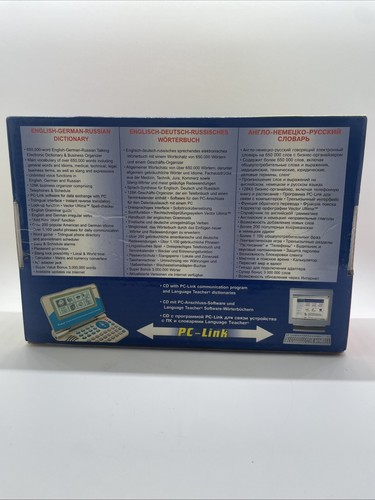 Ectaco Partner English, German, Russian Talking Dictionary & Business Organizer - Picture 2 of 8