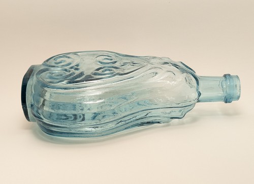 IRON PONTIL 1860s BIG QUART PERGAMENA FIASCHETTA WHISKY STORICA LABBRA APPLICATE BELLA! - Foto 15 di 18