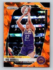 2024 Panini Prizm WNBA #62 Rae Burrell Ice Orange Prizms