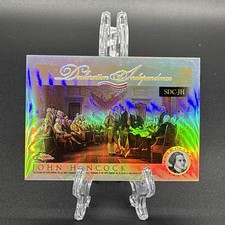 2006 Topps Chrome Declaration Of Independence Refractor John Hancock A00354