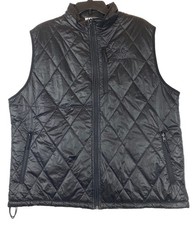 Ducks Unlimited Vest Men's Size XL Black Full Zip Quilted 80th Anniversary