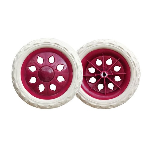 2Pcs 6.3Inch Tire Wheel EVA Travelling Trolley Caster Shopping Cart Wheels - Picture 17 of 20