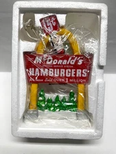 Department 56 Snow Village Accessory "McDonald’s Light Up the Night" Sign NEW