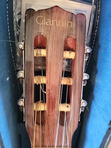GIANNINI GUITAR 70S BRAZIL ACOUSTIC CHERRYWOOD CLASSICAL MODEL AWN 50 See Photos - Picture 2 of 21