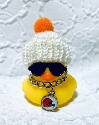 BROWNS Glow in the Dark Mini Duck with Beanie, Shades & Necklace!