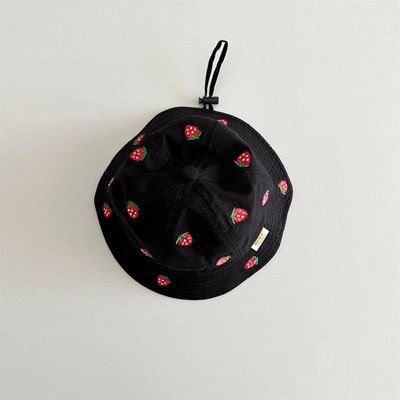 1-4T 6 Colors Children Sun Hat Cute Baby Girls Spring Hat Sweet Embroidered Stra