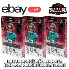 Indianapolis Colts Break #003 (3x) 2025 Origins Hobby Boxes