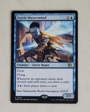 MTG: Faerie Mastermind Promo: MOM March of the Machine Non-Foil NM