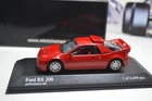 MINICHAMPS - 1986 FORD RS200 PERFORMANCE RED - 1/43 SCALE MODEL CAR - 430 080201