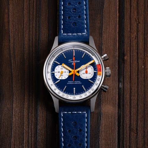 Seagull Sugess ST1901 Panda 40mm Dark Blue Racing Chronograph Sapphire 1963 - Picture 9 of 12