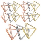  15 Pcs Photo Holders Place Cards Clip Mini Table Picture Triangle