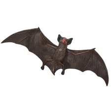 Brown Bat Figurine - 9 Realistic Plastic Model for Kids Ages 3+