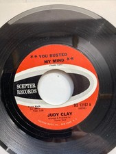 JUDY CLAY YOU BUSTED MY MIND, ORIGINAL 1966 NORTHERN SOUL  7" EP, SCE12157, VG+