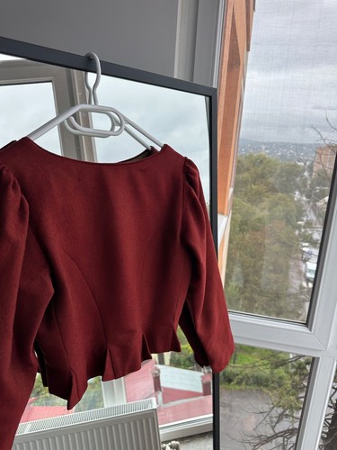 Vintage Victorian /Edwardian 1920s 1940s rare Cropped Linen Woman Jacket - Picture 10 of 12