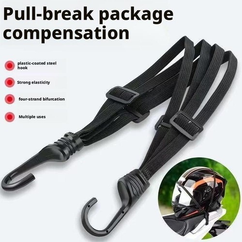 For Motorcycle Motorbike Helmet Elastic Rope Straps Net Hoo Luggage H0D4 T3C9 - Picture 5 of 15