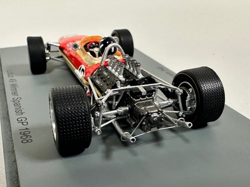 Spark F1 Lotus 49 n°10 Vainqueur GP Espagne 1968 WC G. Hill 1/43 S4829 1125 - Picture 3 of 5