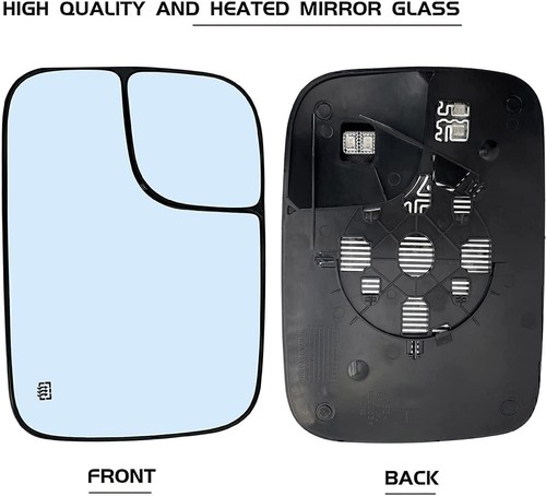 For Dodge Ram 1500 2500 3500 Driver Side Power Heated Towing Mirror Glass 05-09 - Picture 12 of 12