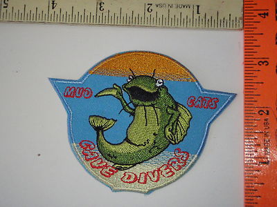  MUD CATS CAVE DIVERS SCUBA CAVE DIVING PATCH DEEP SEA SCUBA DIVING   
