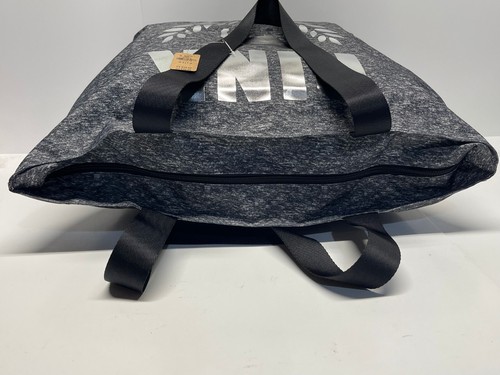 NWT VICTORIA'S SECRET PINK CLASSIC DOG WEEKENDER ZIP TOTE STORMY GREY HEATHER - Picture 6 of 6