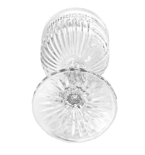 Libbey RADIANT Clear Criss Cross Vertical Cut 12 OZ Glass Water Goblets NEW - Picture 7 of 8