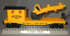 K-Line Trackside Construction Manual Operation Crane Car O/027 ga. wks/w Lionel