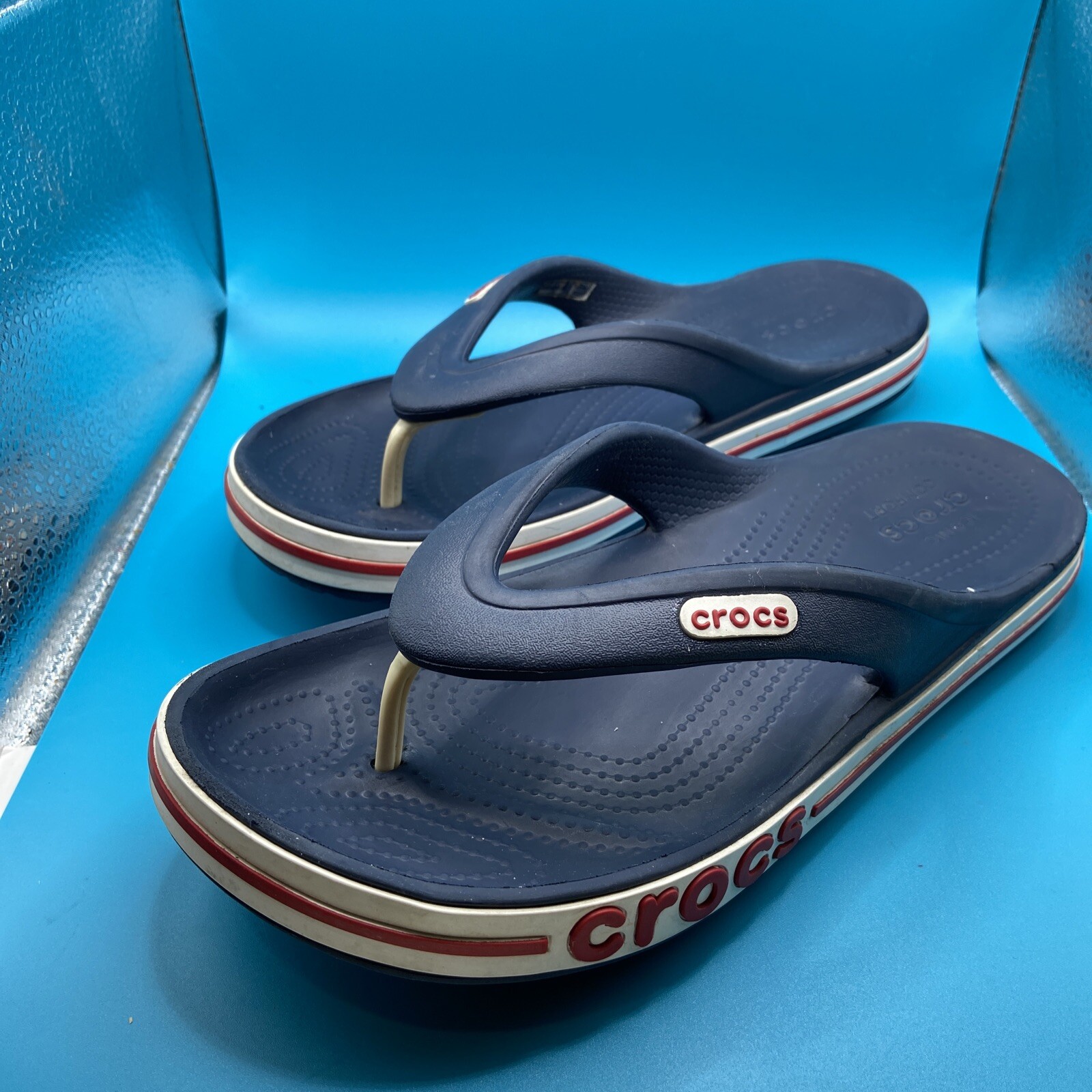 Crocs Men's and Women's Bayaband Flip Flops Waterproof Sandals