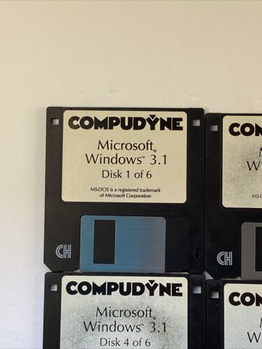 Microsoft Windows 3.1 on 3.5 inch floppy disks Compudyne - Picture 2 of 7