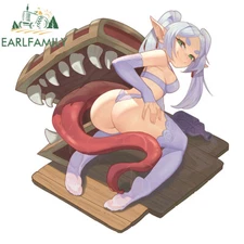 EARLFAMILY 5.1" Frieren Alluring Anime Car Stickers Wall Campervan Vinyl Decals