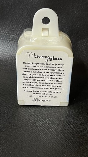 Ranger Ink Inkssential Memory Glass 1 1/2 X 1 1/2 in 24 Pieces Keep Sake Jewelry - Picture 3 of 5