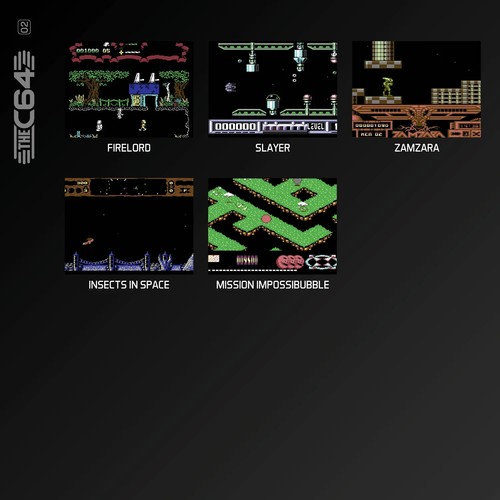 #C02 'THE C64 COLLECTION 2 CARTRIDGE' For BLAZE EVERCADE SYSTEMS. NEW & SEALED! - Picture 4 of 7