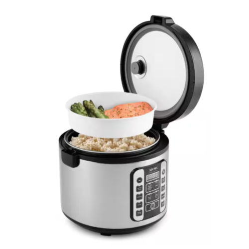20-Cup Stainless Steel Digital Cool-Touch Rice Cooker and Food Steamer - Picture 3 of 11