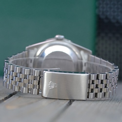 ROLEX MENS DATEJUST GOLD & STEEL TURQUOISE DIAL DIAMOND BEZEL 36MM WATCH 16014 - Picture 5 of 22