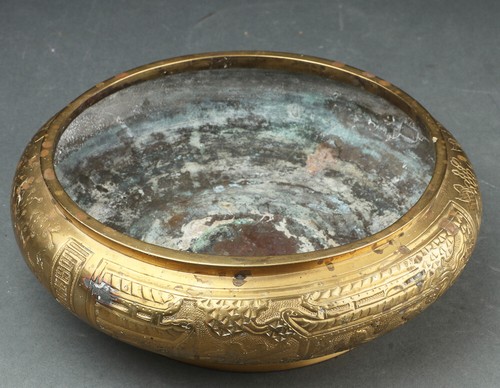 19th C. ANTIQUE QING DYNASTY CHINESE CHINA CENSER TRIPOD POT BURNER XUANDE - Picture 5 of 6