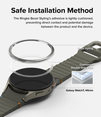 Für Samsung Galaxy Watch 7 Lünette Styling & Displayschutz Ringke Case & Glas - Bild 68 von 73