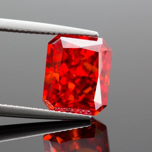 Diamante de alto carbono corte hielo triturado radiante colores superiores circonita cúbica calidad circonita cúbica - Imagen 7 de 36