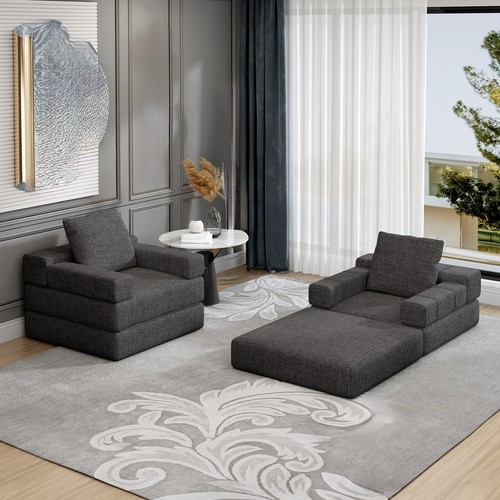 Modern Single Sofa Chair Convertible Sofa Bed Couch For Living room Bedroom