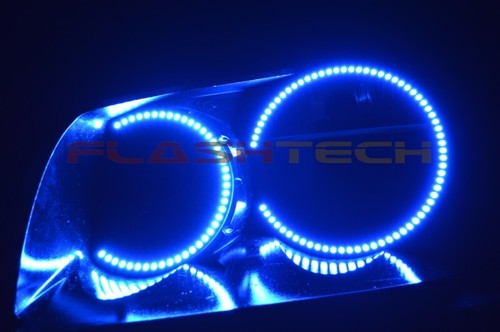 Kit Halo LED Ojo de Ángel RGB con Control Remoto IR para Faros Dodge Magnum 2005-2007 - Imagen 8 de 11