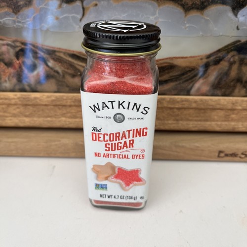 Watkins - Dekorierender Zucker rot - Kiste mit 3-4,7 Oz. - Bild 1 von 3