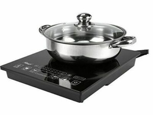 Rosewill RHAI-15001 1800W Pre-Programmed Induction Cooker Cooktop with Stainless Steel Pot