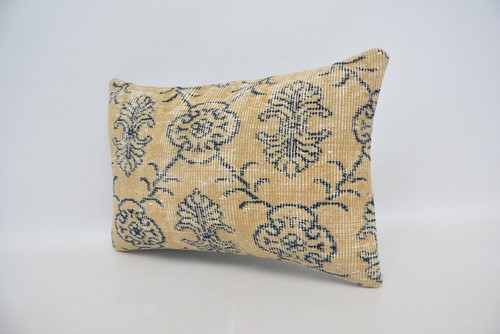 Antique Pillows, 16"x24" Beige Pillow Cover, Vintage Kilim Pillow - Picture 4 of 6