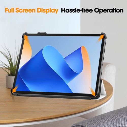 Ultra Slim Leather Tri-Fold Stand Magnetic Smart Case Cover For Huawei MatePad - Picture 69 of 118