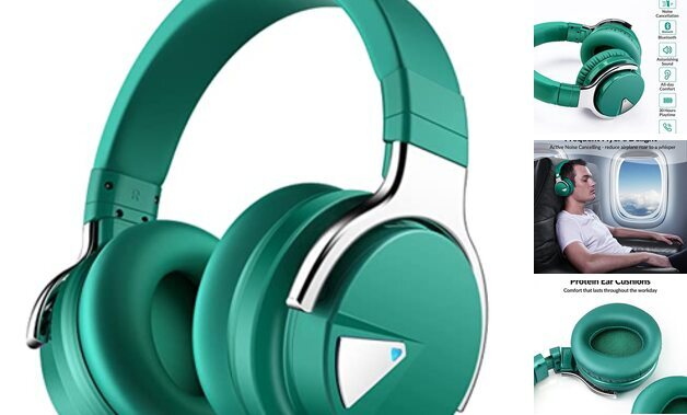 10-Year Classic E7 Noise-Cancelling Headphones in Green – Million Sold
