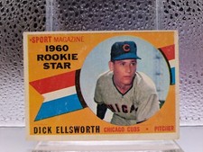 1960 Topps - Sport Magazine 1960 Rookie Star Dick Ellsworth 125 RC 