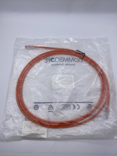 Commscope UC1BBB2-06F010 Cat 6 U/UTP Orange Patch Cord, RJ45-RJ45, 10ft - Picture 2 of 3