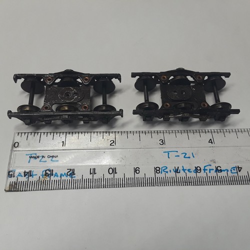 Central Valley HO 6-Wheel Passenger Trucks T-22 & T-21 PLEASE READ - Bild 3 von 18