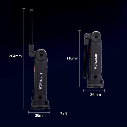 Rechargeable LED Work Lights with Magnetic Base, 360°Rotation,Versatile Lighting - Picture 3 of 6