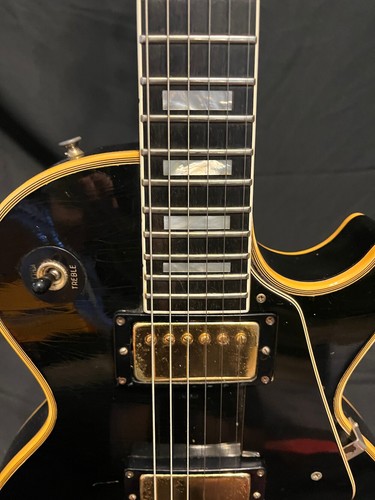 1969 Vintage Gibson Les Paul Custom Ebony Black Guitar W/OHSC - Picture 8 of 24