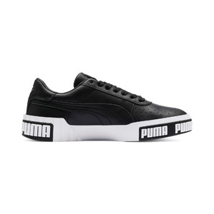PUMA Women's Cali Bold Puma Black/Metallic Gold Sneakers 37081103 NEW
