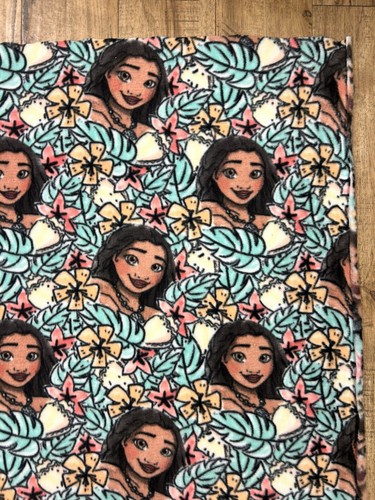 DISNEY'S MOANA Island Vibes Fleece Fabric 2020 Spring Creative Bnfts Charity - Picture 9 of 10
