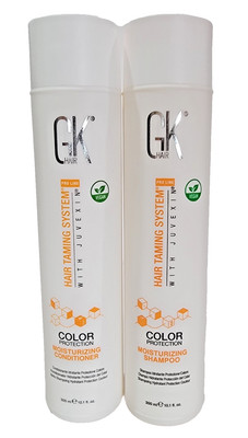 GK HAIR Taming Shampoo and Conditioner Set Color Protection Sulfate Free 300ml